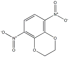 5,8-Dinitro-2,3-dihydro-1,4-benzodioxin 结构式