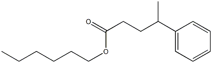 4-Phenylpentanoic acid hexyl ester 结构式