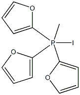 Methyltri(2-furyl)phosphoranyl iodide 结构式