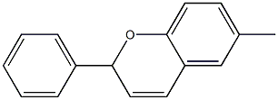6-Methyl-2-phenyl-2H-1-benzopyran 结构式