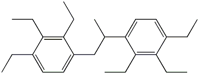 4,4'-(1,2-Propanediyl)bis(1,2,3-triethylbenzene) 结构式