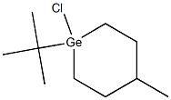 1-Chloro-1-tert-butyl-4-methylgermacyclohexane 结构式