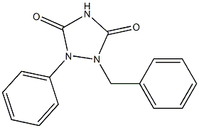 1-Benzyl-2-phenyl-1H-1,2,4-triazole-3,5(2H,4H)-dione 结构式