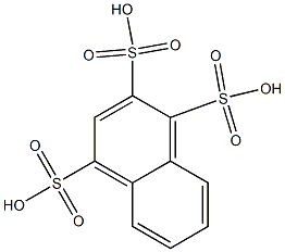 1,2,4-Naphthalenetrisulfonic acid 结构式