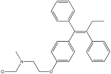 Chlorotamoxifen 结构式