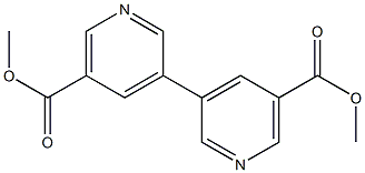 3,3'-Bipyridine-5,5'-dicarboxylic acid dimethyl ester 结构式