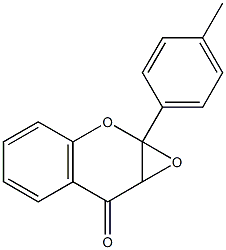 2,3-Epoxy-2,3-dihydro-4'-methylflavone 结构式