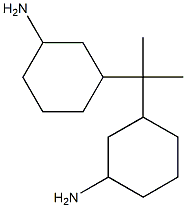 3,3'-Isopropylidenebis(cyclohexanamine) 结构式