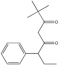 2,2-Dimethyl-6-phenyl-3,5-octanedione 结构式