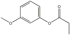 Propionic acid 3-methoxyphenyl ester 结构式