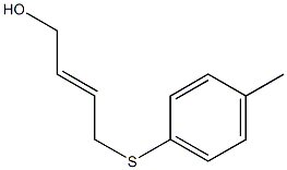 4-(4-Methylphenyl)thio-2-buten-1-ol 结构式