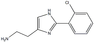 2-(2-Chlorophenyl)-4-(2-aminoethyl)-1H-imidazole 结构式