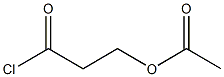 Acetic acid 3-chloro-3-oxopropyl ester 结构式