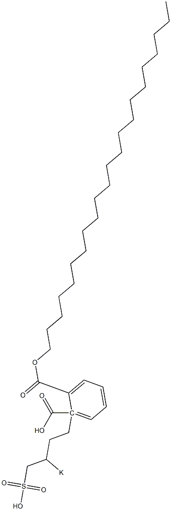 Phthalic acid 1-docosyl 2-(3-potassiosulfobutyl) ester 结构式