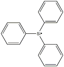 Triphenylsilyl radical 结构式