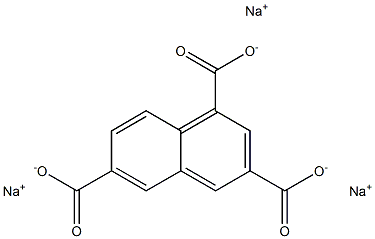 1,3,6-Naphthalenetricarboxylic acid trisodium salt 结构式