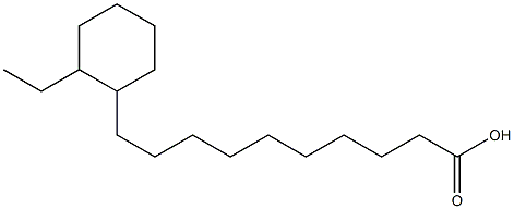 10-(2-Ethylcyclohexyl)decanoic acid 结构式