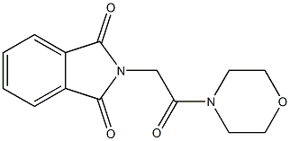 N-[(Morpholinocarbonyl)methyl]phthalimide 结构式