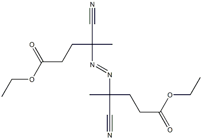 4,4'-Azobis(4-cyanovaleric acid)diethyl ester 结构式