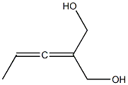 2-(Hydroxymethyl)-2,3-pentadien-1-ol 结构式