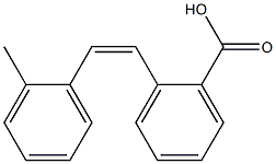 (Z)-2'-Methylstilbene-2-carboxylic acid 结构式