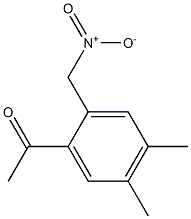 4',5'-Dimethyl-2'-(nitromethyl)acetophenone 结构式