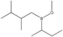 (2,3-Dimethylbutyl)sec-butyl(methoxy)borane 结构式