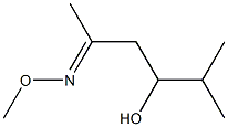 5-Methoxyimino-2-methylhexan-3-ol 结构式