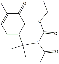 8-(Ethoxycarbonylacetylamino)-p-menth-6(1)-en-2-one 结构式