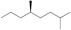 [R,(-)]-2,5-Dimethyloctane 结构式