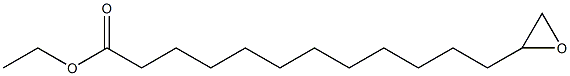 13,14-Epoxytetradecanoic acid ethyl ester 结构式