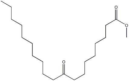 9-Oxononadecanoic acid methyl ester 结构式