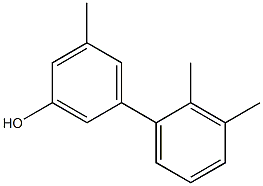 3-Methyl-5-(2,3-dimethylphenyl)phenol 结构式