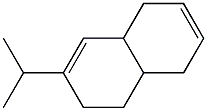 1,2,4a,5,8,8a-Hexahydro-3-isopropylnaphthalene 结构式