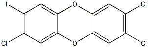 2-Iodo-3,7,8-trichlorodibenzo-p-dioxin 结构式