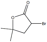 3-Bromo-4,5-dihydro-5,5-dimethyl-2(3H)-furanone 结构式