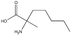 2-Amino-2-methylheptanoic acid 结构式