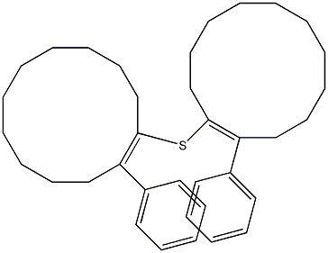 Phenyl(1-cyclododecene-1-yl) sulfide 结构式