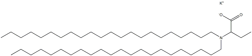 2-(Didocosylamino)butyric acid potassium salt 结构式