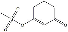 3-(Mesyloxy)-2-cyclohexene-1-one 结构式