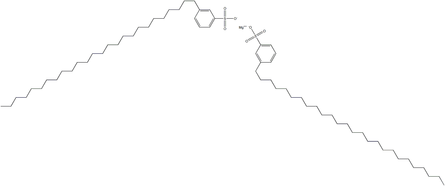 Bis(3-hexacosylbenzenesulfonic acid)magnesium salt 结构式