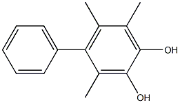 3,5,6-Trimethyl-4-phenylbenzene-1,2-diol 结构式