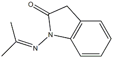 1-[(1-Methylethylidene)amino]-1H-indol-2(3H)-one 结构式