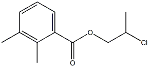 2,3-Dimethylbenzenecarboxylic acid 2-chloropropyl ester 结构式