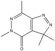 3,3,5,7-Tetramethyl-3H-pyrazolo[3,4-d]pyridazin-4(5H)-one 结构式