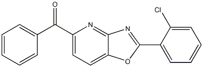 2-(2-Chlorophenyl)-5-benzoyloxazolo[4,5-b]pyridine 结构式