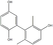 2',6'-Dimethyl-1,1'-biphenyl-2,3',5-triol 结构式