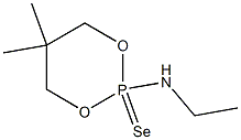 5,5-Dimethyl-2-ethylamino-1,3,2-dioxaphosphorinane 2-selenide 结构式