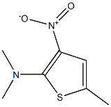 2-(Dimethylamino)-3-nitro-5-methylthiophene 结构式