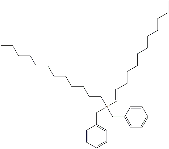 Di(1-dodecenyl)dibenzylaminium 结构式